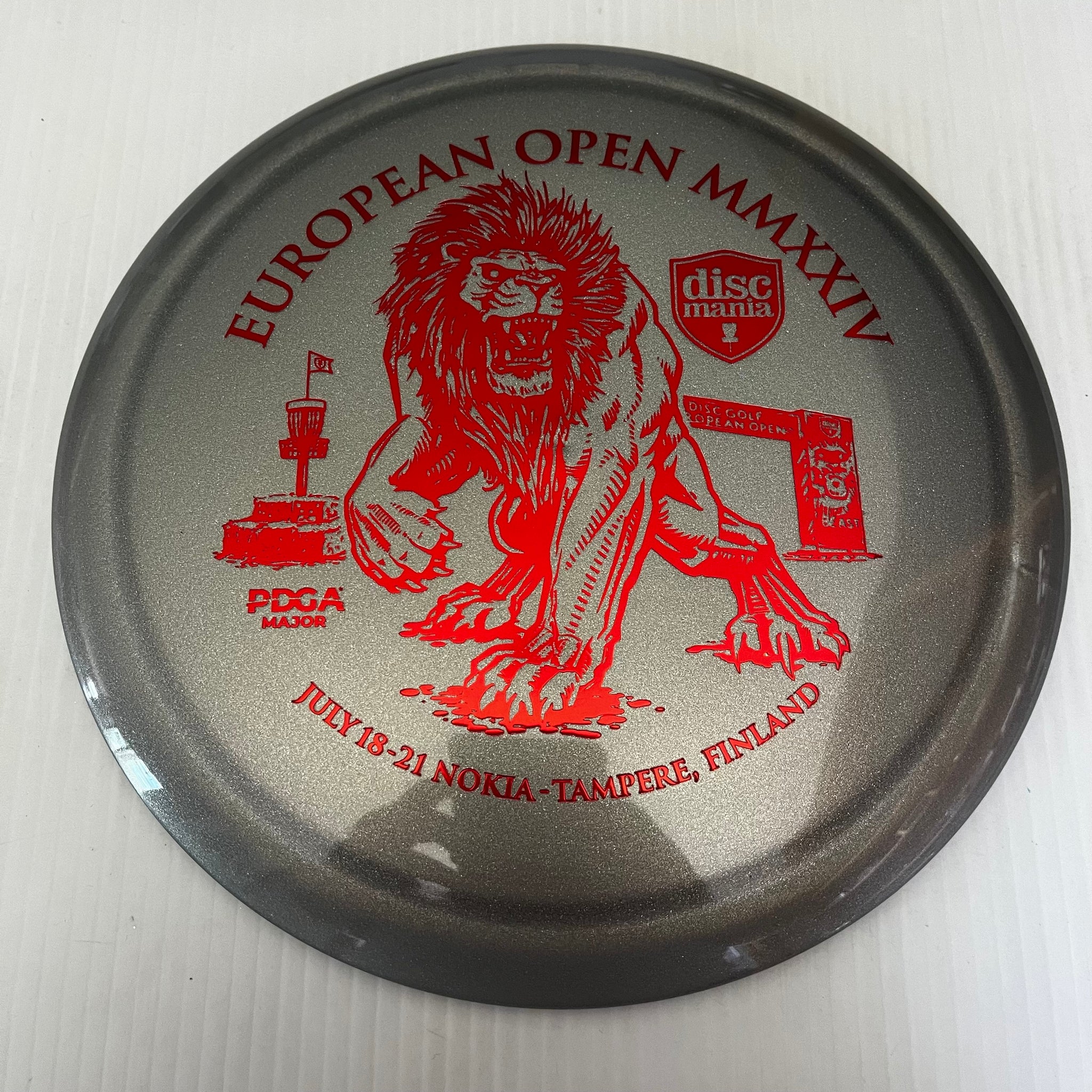 Discmania 2024 European Open Prototype Forge Function 8/6/-4/1