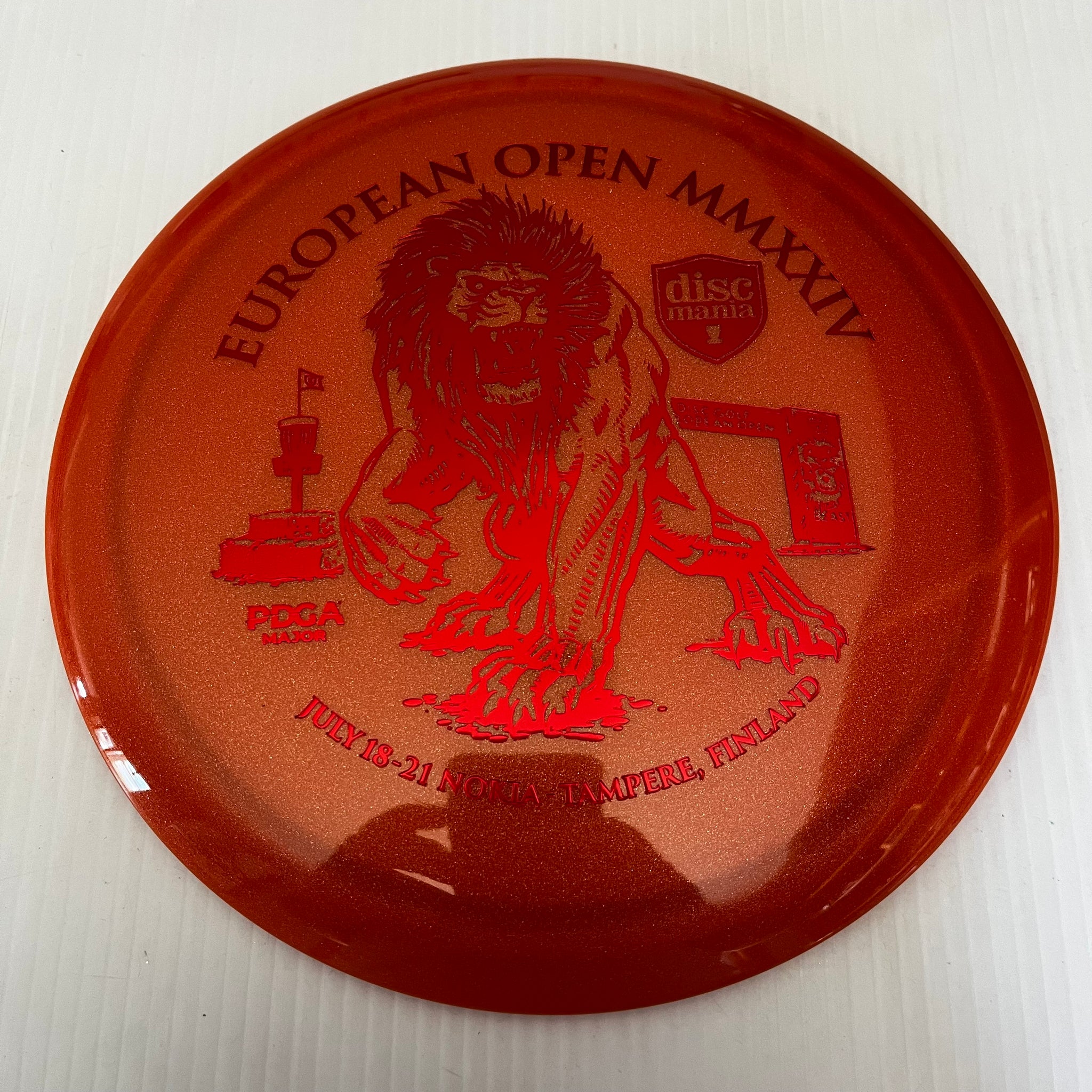 Discmania 2024 European Open Prototype Forge Function 8/6/-4/1