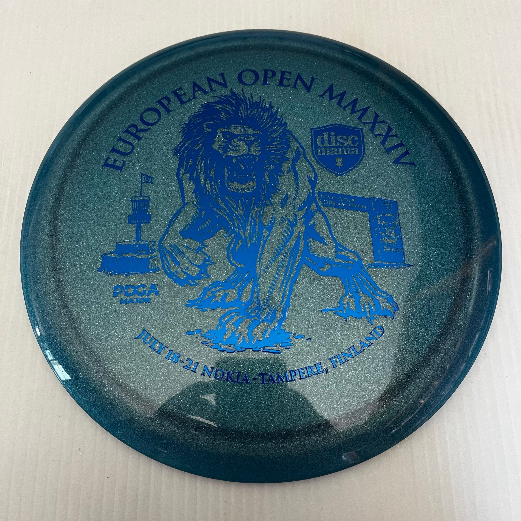 Discmania 2024 European Open Prototype Forge Function 8/6/-4/1