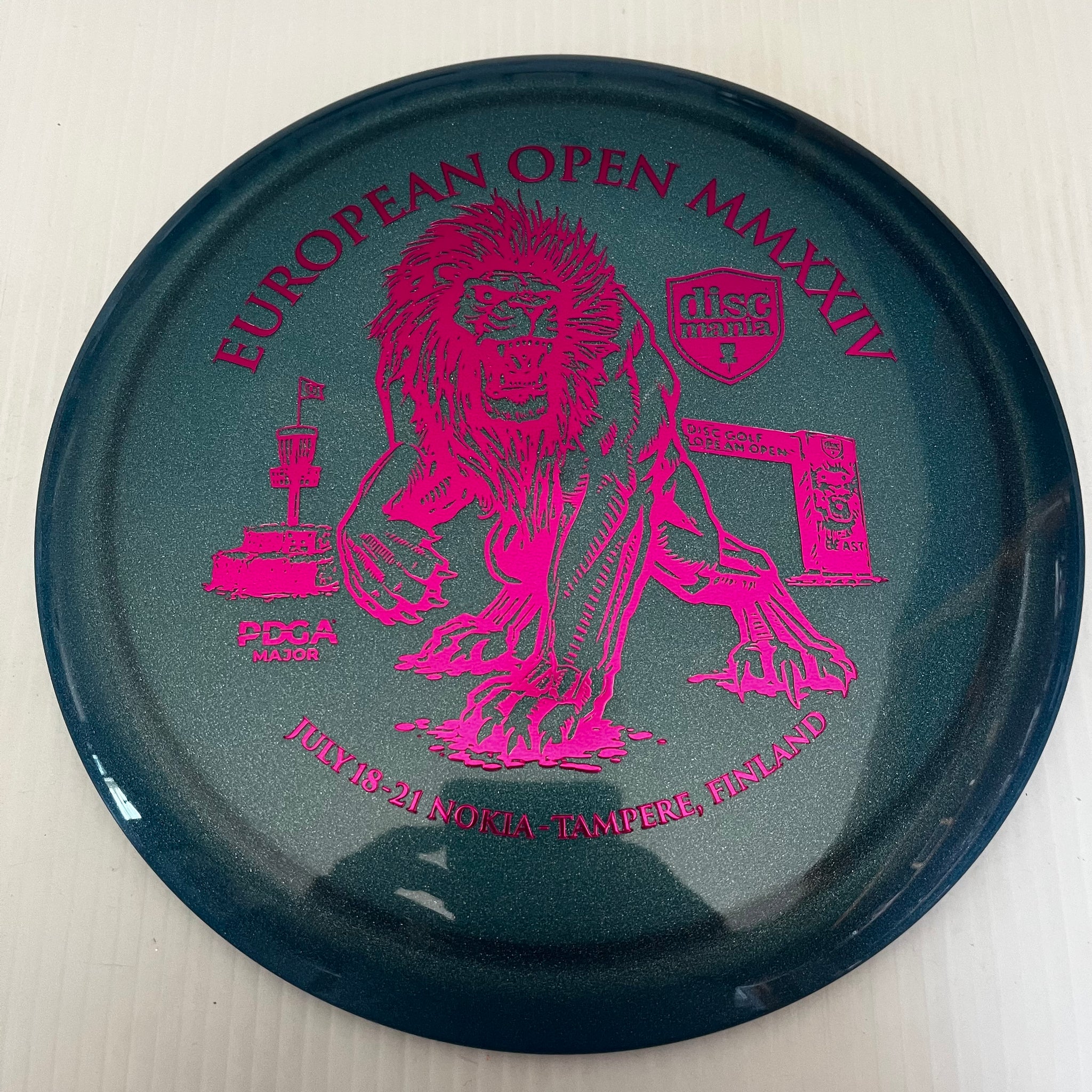 Discmania 2024 European Open Prototype Forge Function 8/6/-4/1