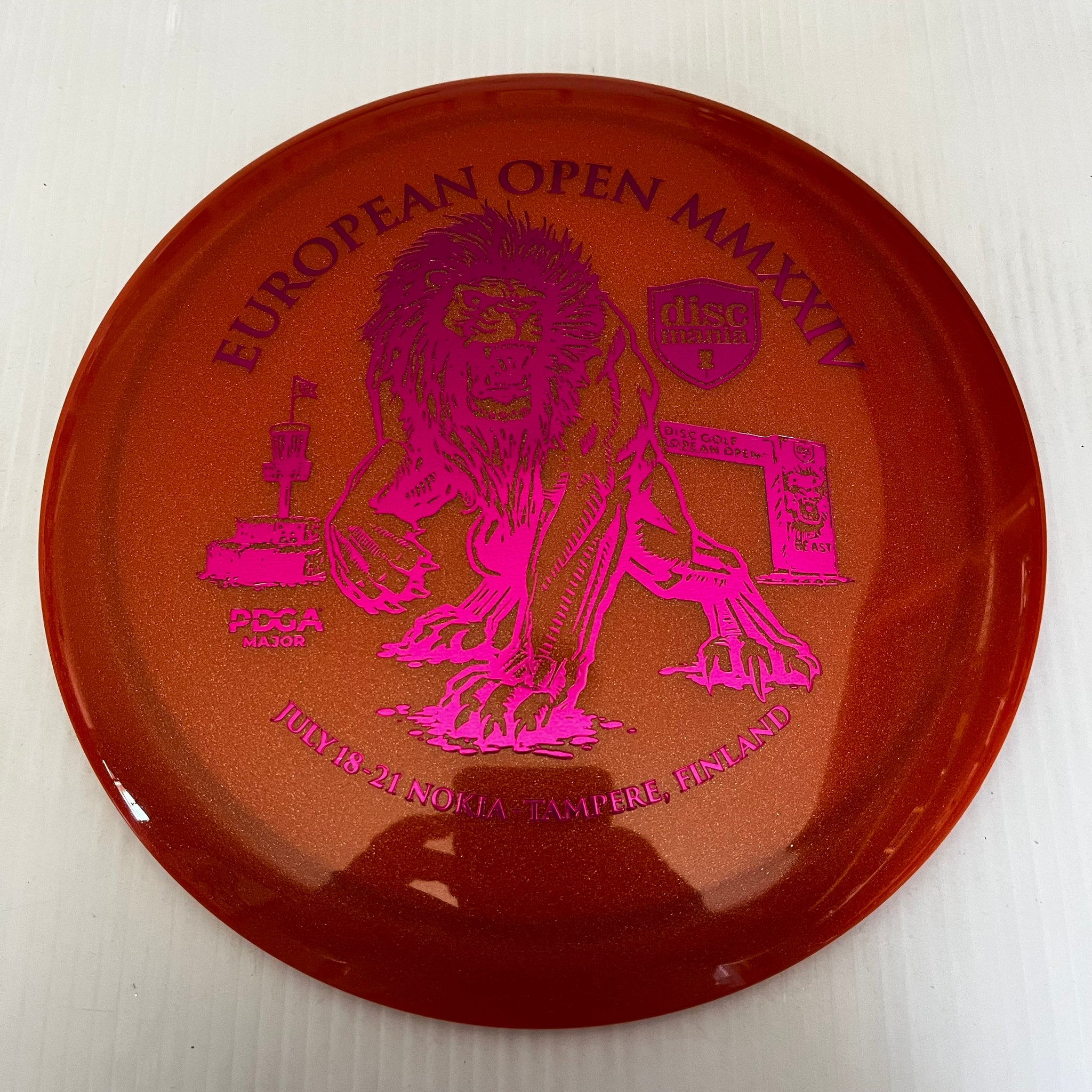 Discmania 2024 European Open Prototype Forge Function 8/6/-4/1