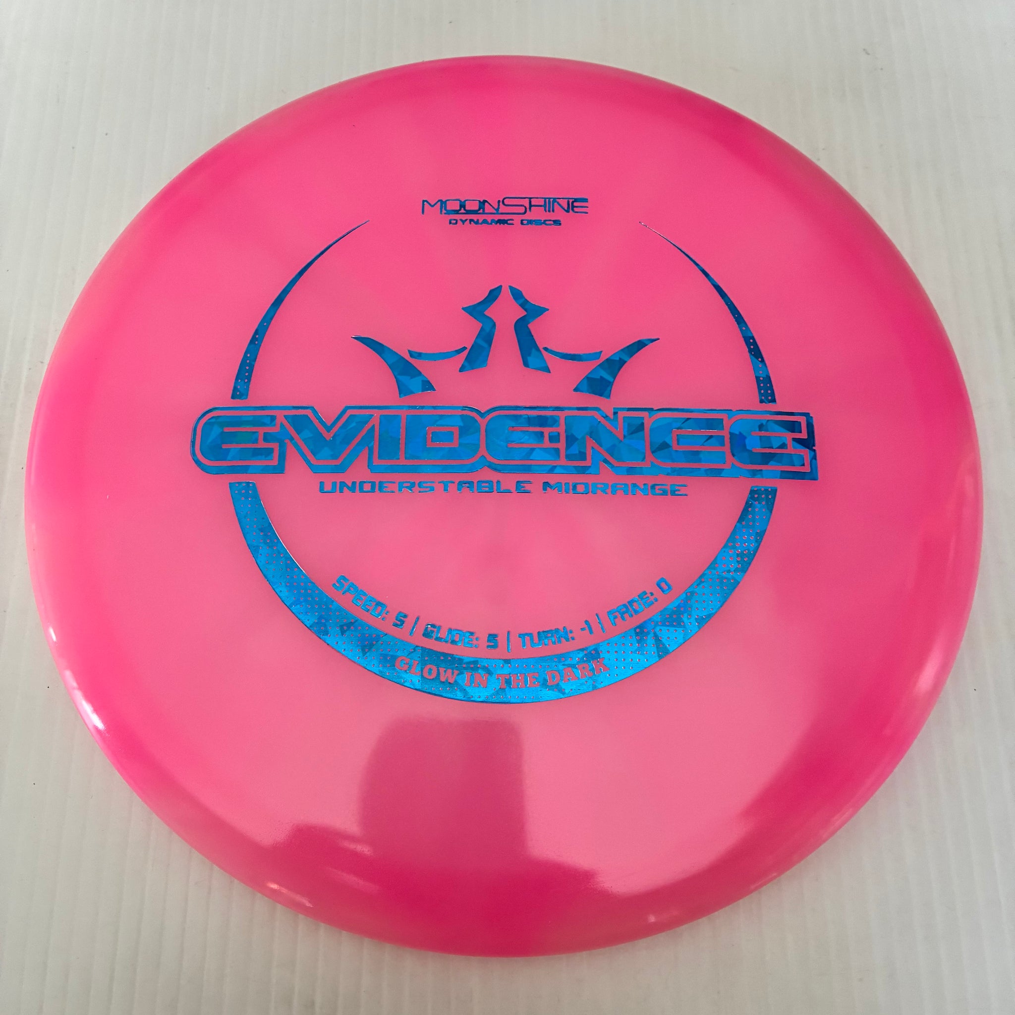 Dynamic Discs Lucid Burst Moonshine Glow Evidence 5/5/-1/0