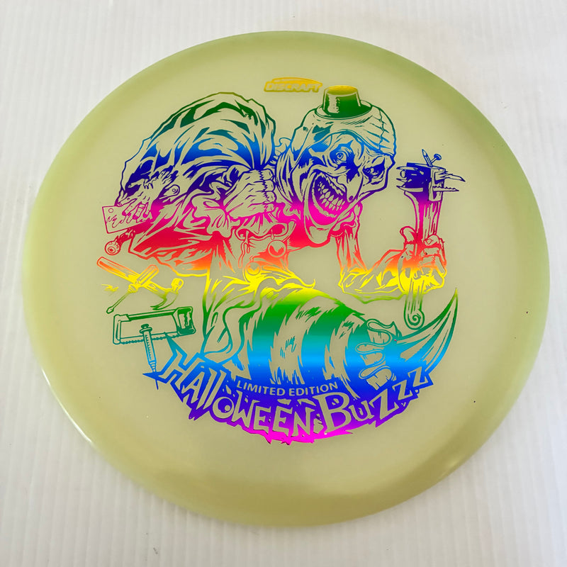 Discraft 2025 Halloween Art the Clown Themed Glow Z Buzzz 5/4/-1/1