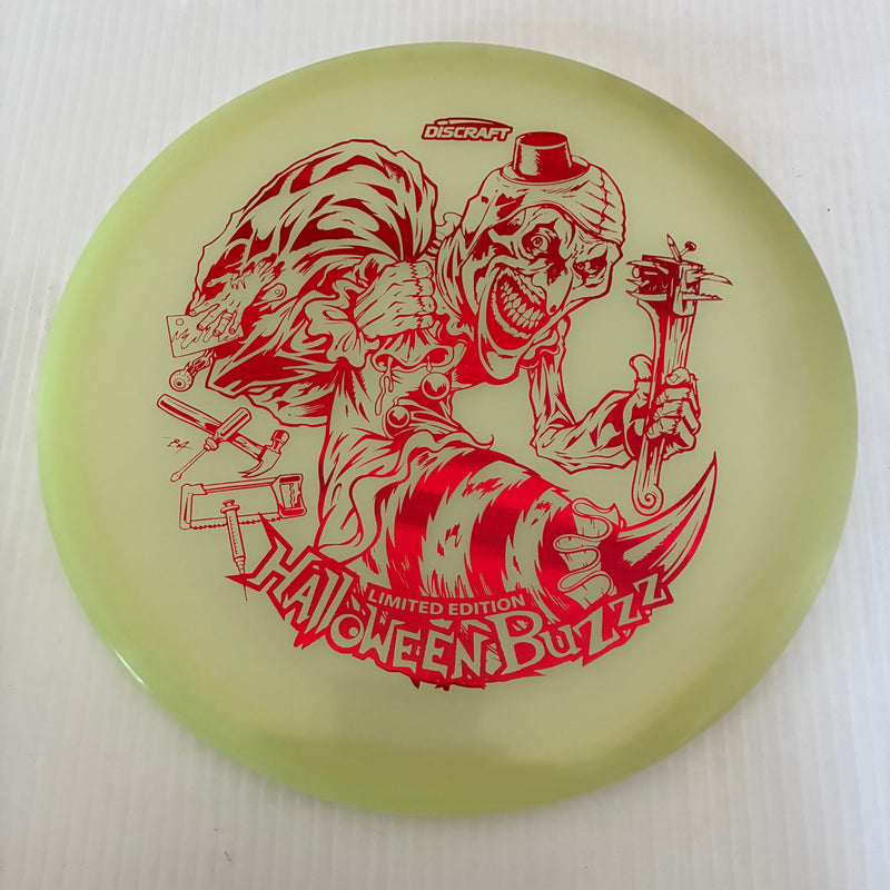 Discraft 2025 Halloween Art the Clown Themed Glow Z Buzzz 5/4/-1/1