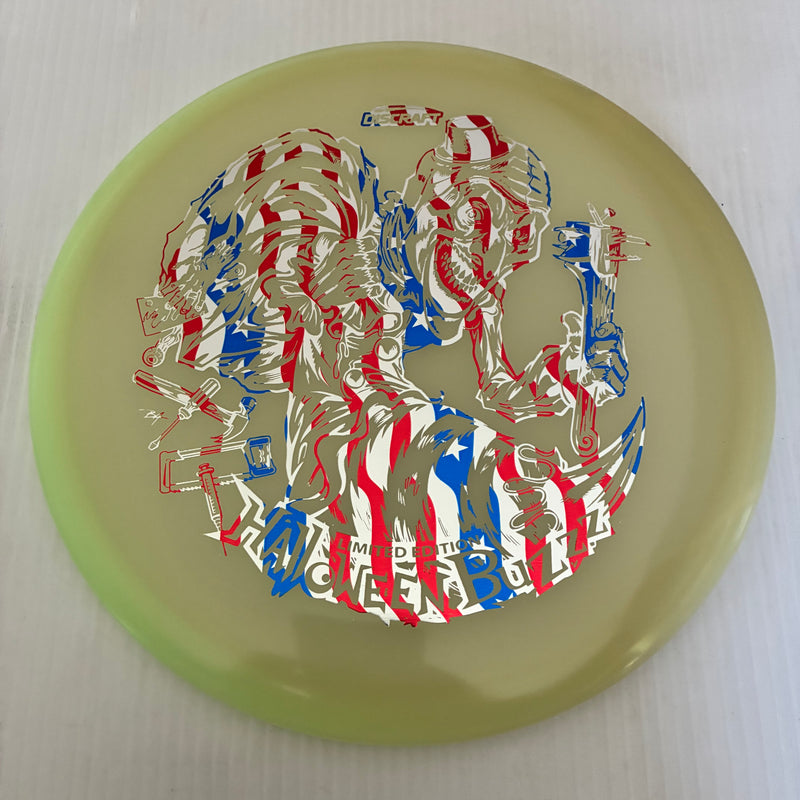Discraft 2025 Halloween Art the Clown Themed Glow Z Buzzz 5/4/-1/1