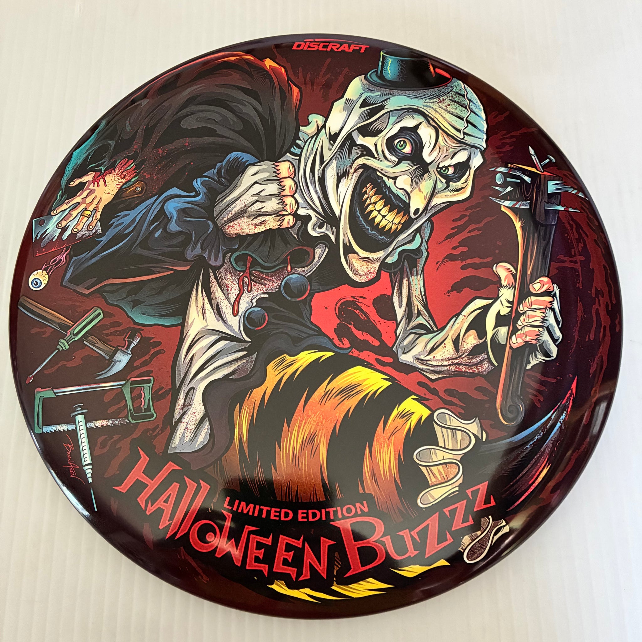 Discraft 2025 Halloween Art the Clown Themed SuperColor ESP Buzzz 5/4/-1/1