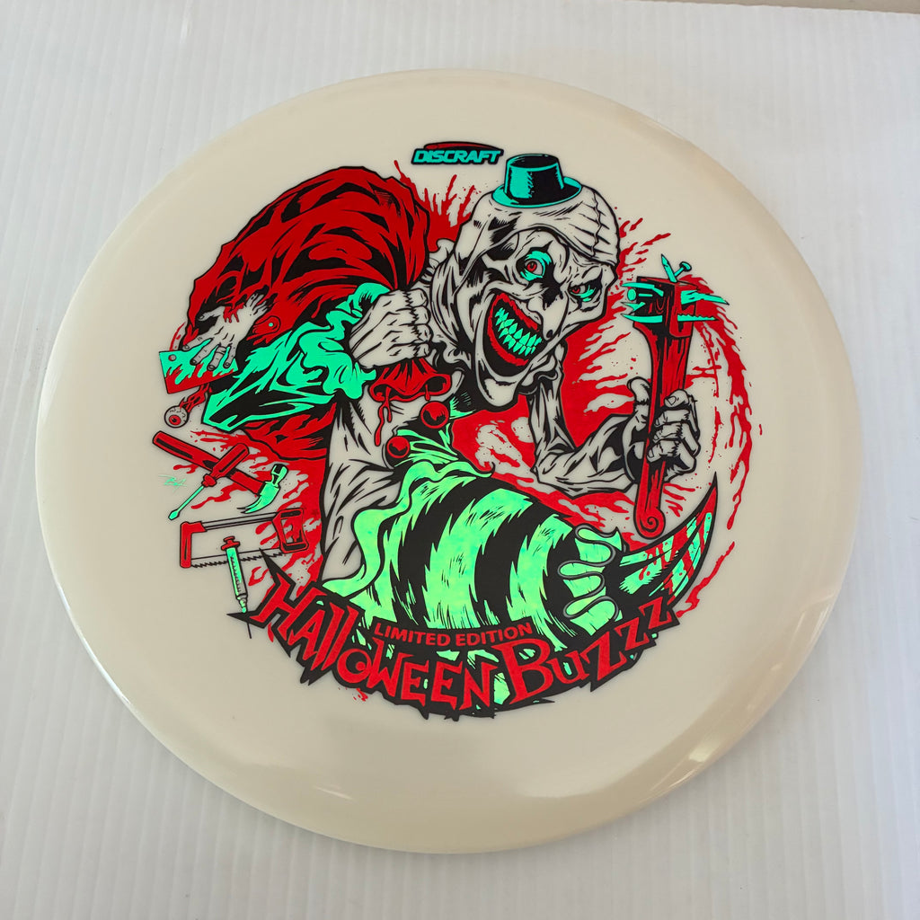 Discraft 2025 Halloween Art the Clown Themed Tri Foil Glow ESP Buzzz 5/4/-1/1