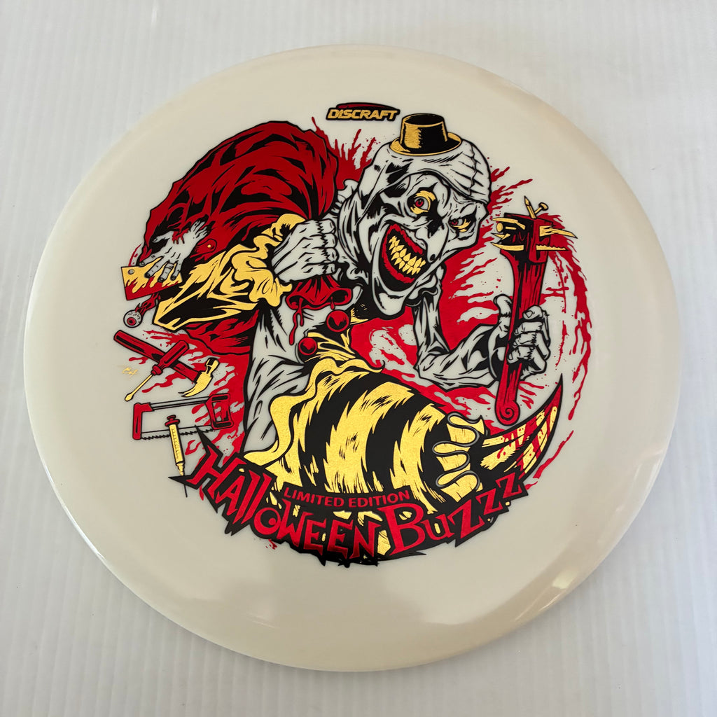 Discraft 2025 Halloween Art the Clown Themed Tri Foil Glow ESP Buzzz 5/4/-1/1