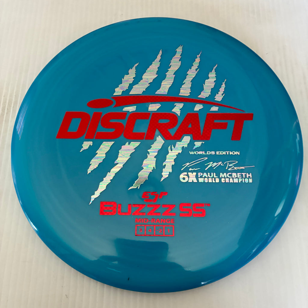 Discraft 2026 Worlds Fundraiser Paul McBeth 6x Claws ESP Buzzz SS 5/4/-2/1 Box 2