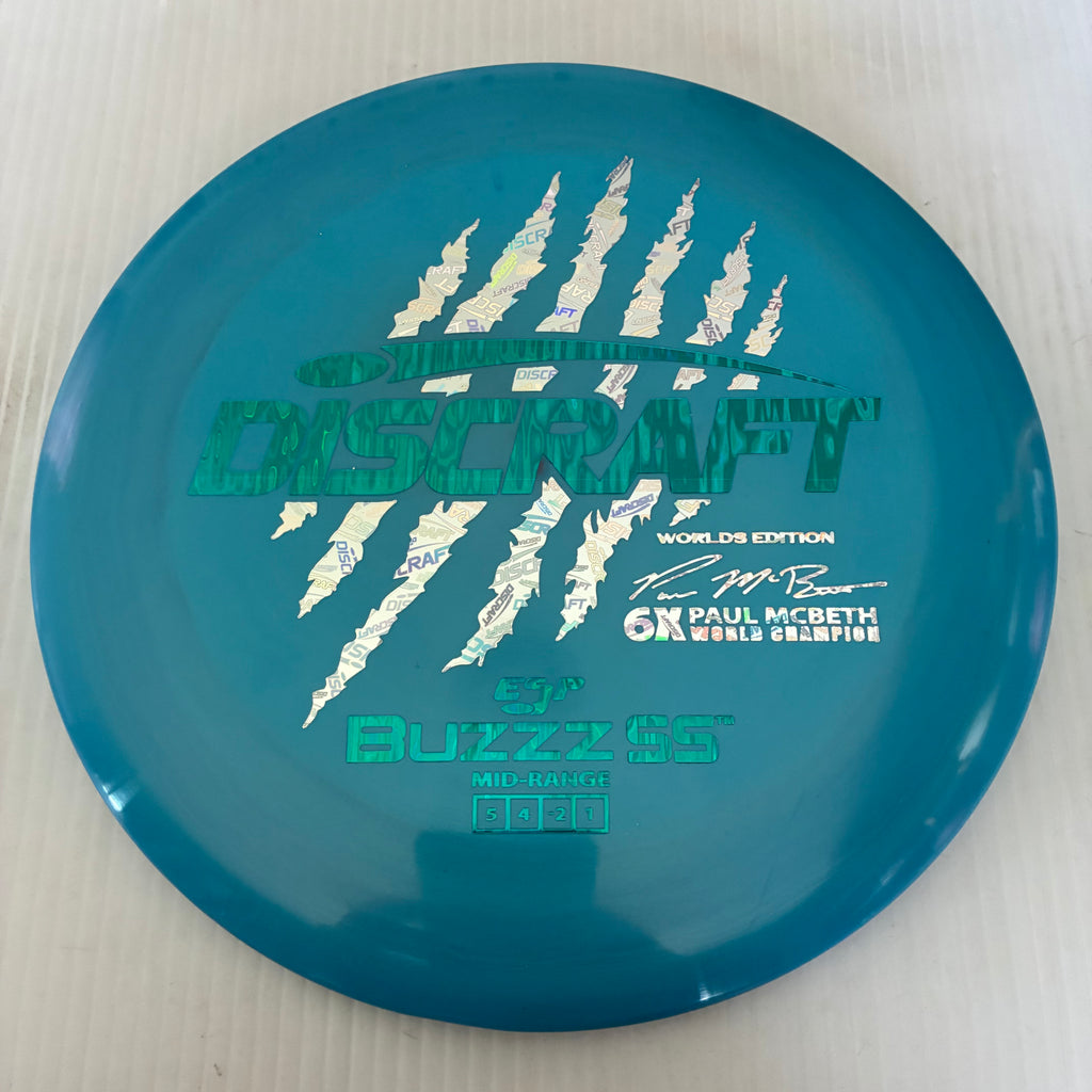 Discraft 2026 Worlds Fundraiser Paul McBeth 6x Claws ESP Buzzz SS 5/4/-2/1 Box 2