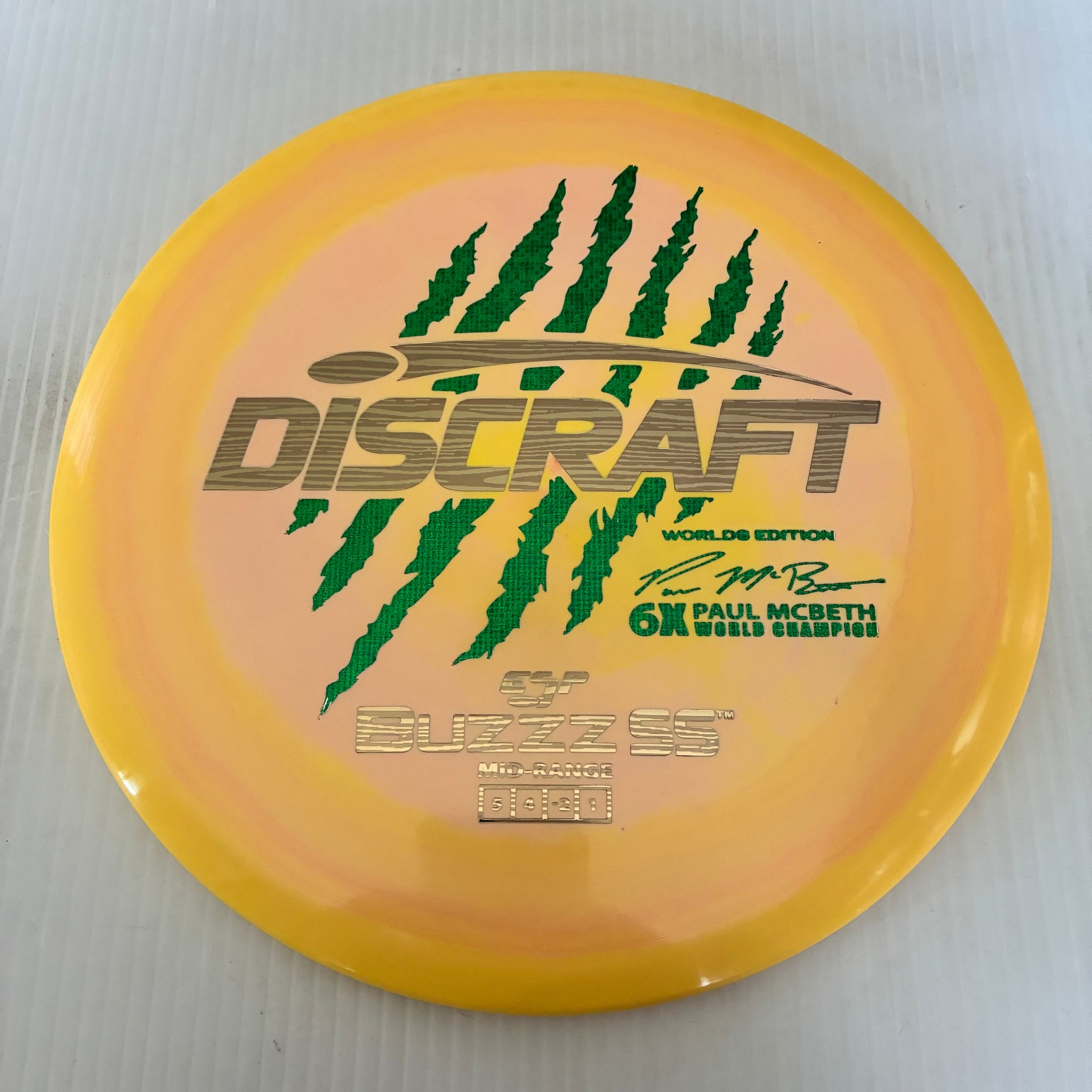 Discraft 2026 Worlds Fundraiser Paul McBeth 6x Claws ESP Buzzz SS 5/4/-2/1 Box 2