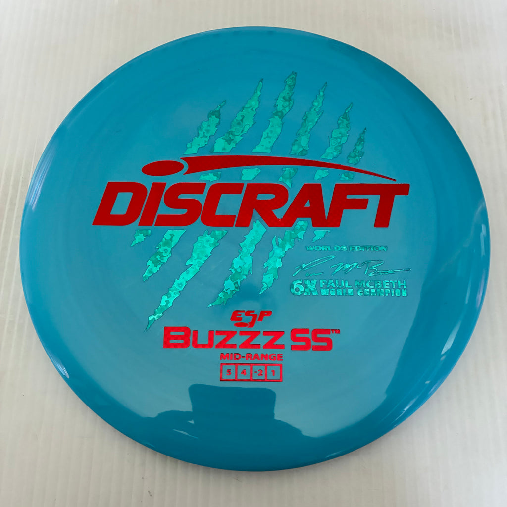 Discraft 2026 Worlds Fundraiser Paul McBeth 6x Claws ESP Buzzz SS 5/4/-2/1 Box 2
