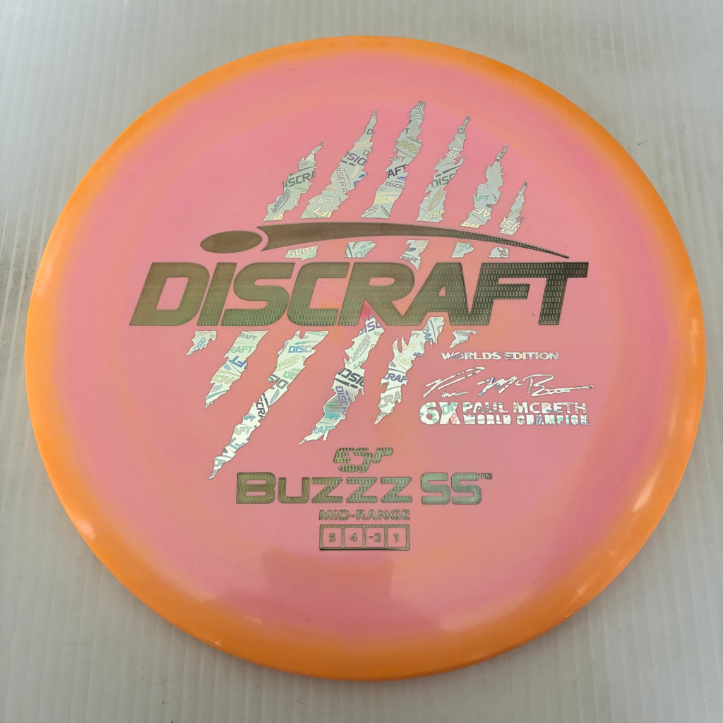 Discraft 2026 Worlds Fundraiser Paul McBeth 6x Claws ESP Buzzz SS 5/4/-2/1 Box 2