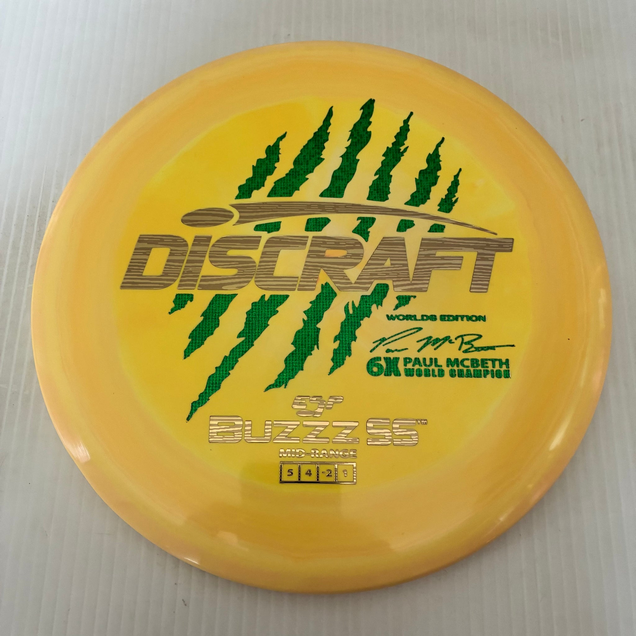 Discraft 2026 Worlds Fundraiser Paul McBeth 6x Claws ESP Buzzz SS 5/4/-2/1 Box 2