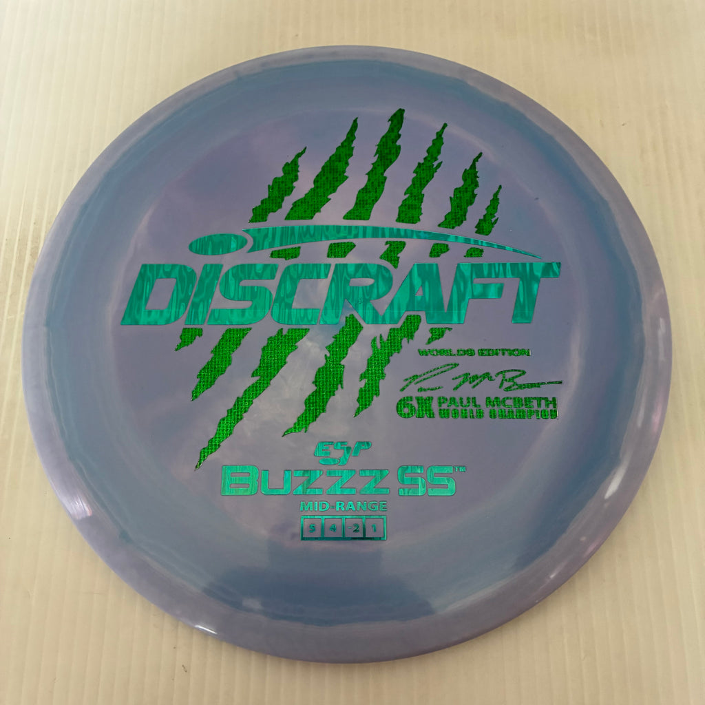 Discraft 2026 Worlds Fundraiser Paul McBeth 6x Claws ESP Buzzz SS 5/4/-2/1 Box 2