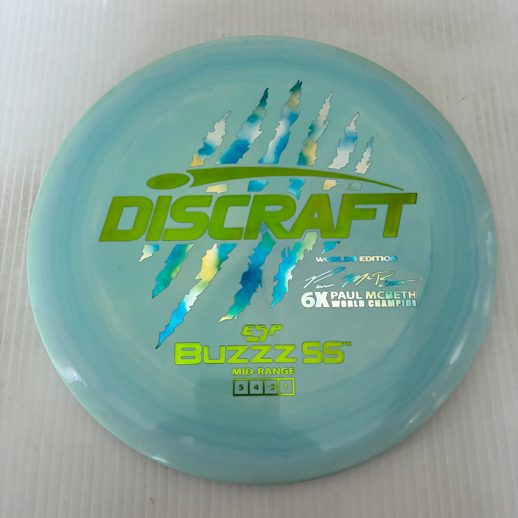 Discraft 2026 Worlds Fundraiser Paul McBeth 6x Claws ESP Buzzz SS 5/4/-2/1 Box 2