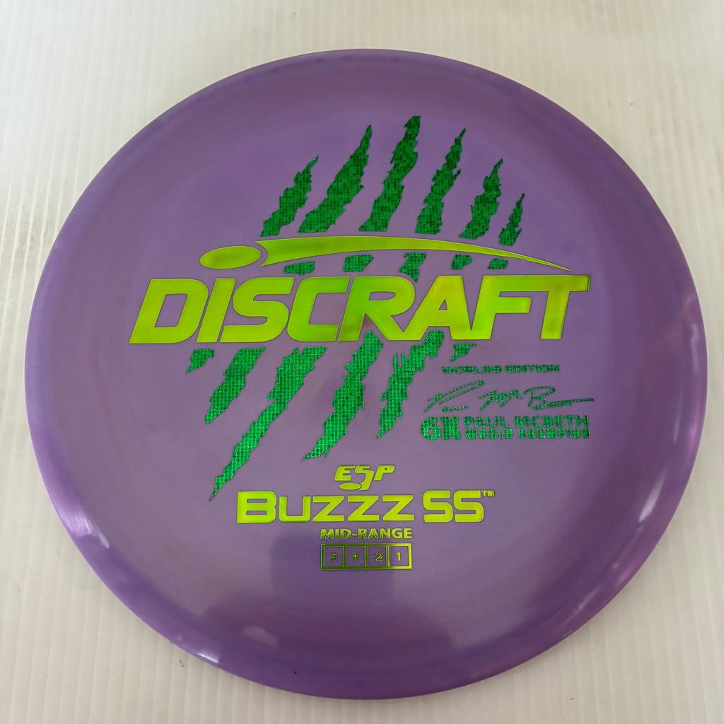 Discraft 2026 Worlds Fundraiser Paul McBeth 6x Claws ESP Buzzz SS 5/4/-2/1 Box 2