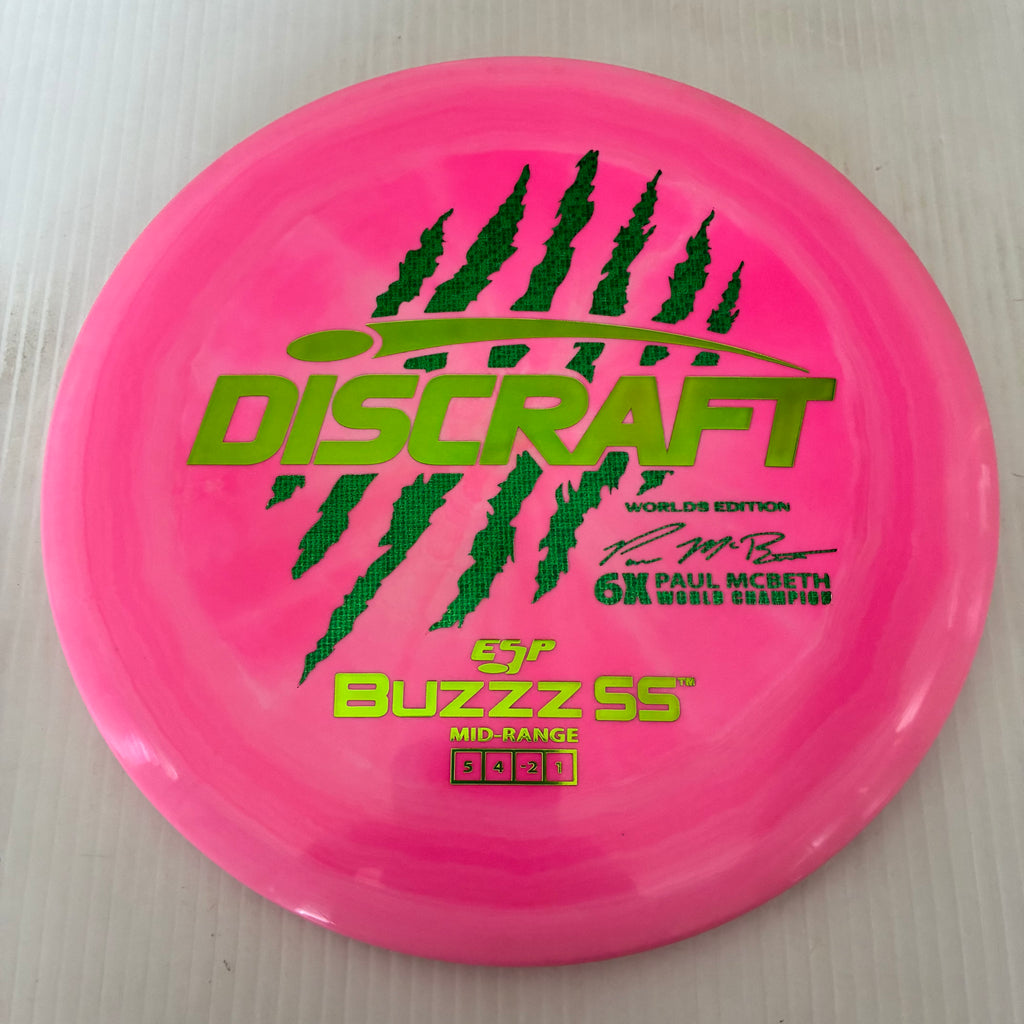 Discraft 2026 Worlds Fundraiser Paul McBeth 6x Claws ESP Buzzz SS 5/4/-2/1 Box 2