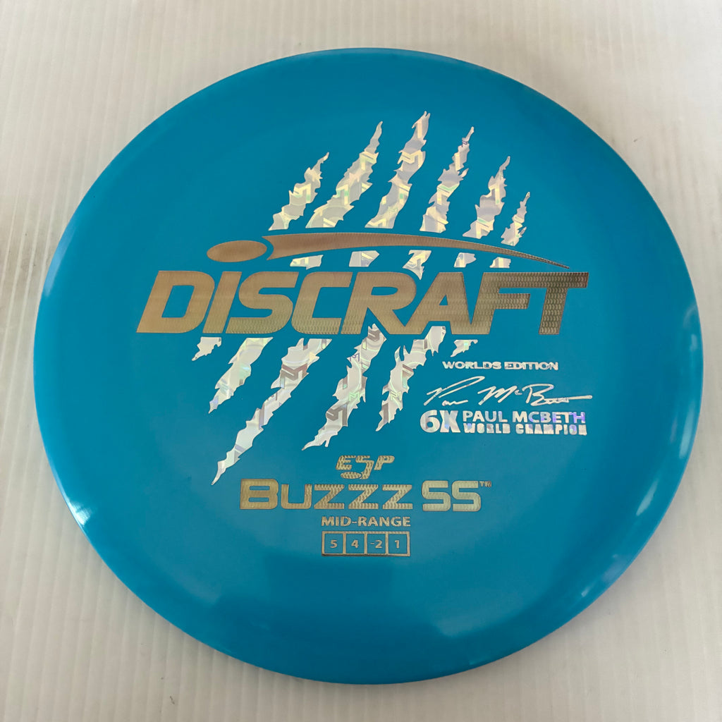 Discraft 2026 Worlds Fundraiser Paul McBeth 6x Claws ESP Buzzz SS 5/4/-2/1 Box 1