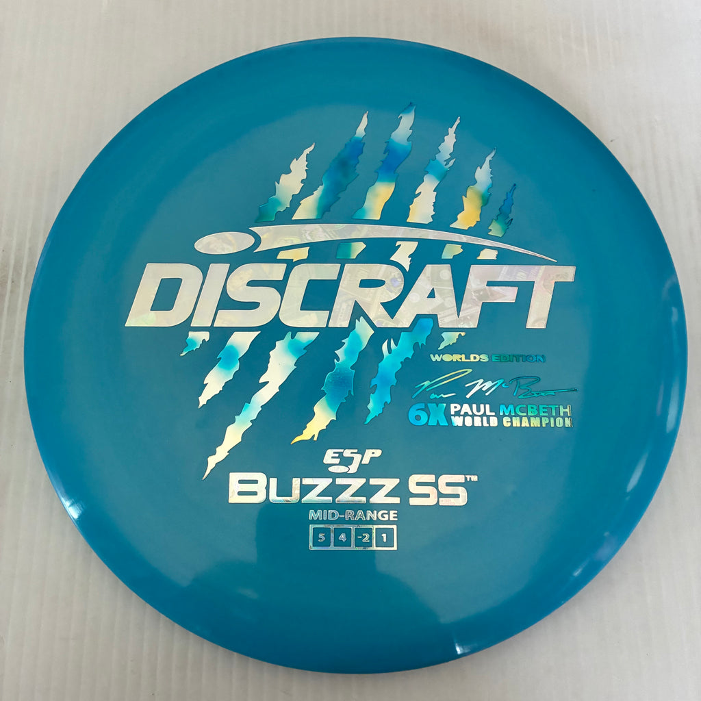 Discraft 2026 Worlds Fundraiser Paul McBeth 6x Claws ESP Buzzz SS 5/4/-2/1 Box 1
