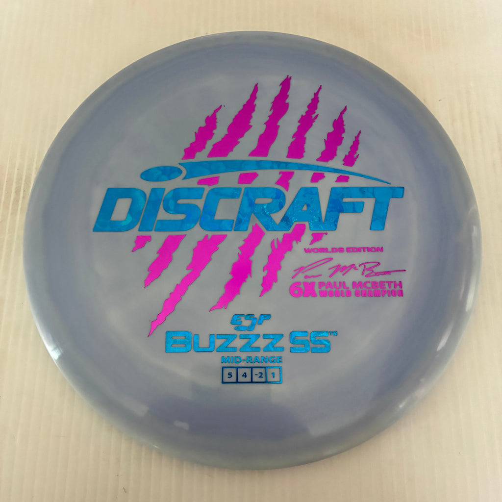 Discraft 2026 Worlds Fundraiser Paul McBeth 6x Claws ESP Buzzz SS 5/4/-2/1 Box 1