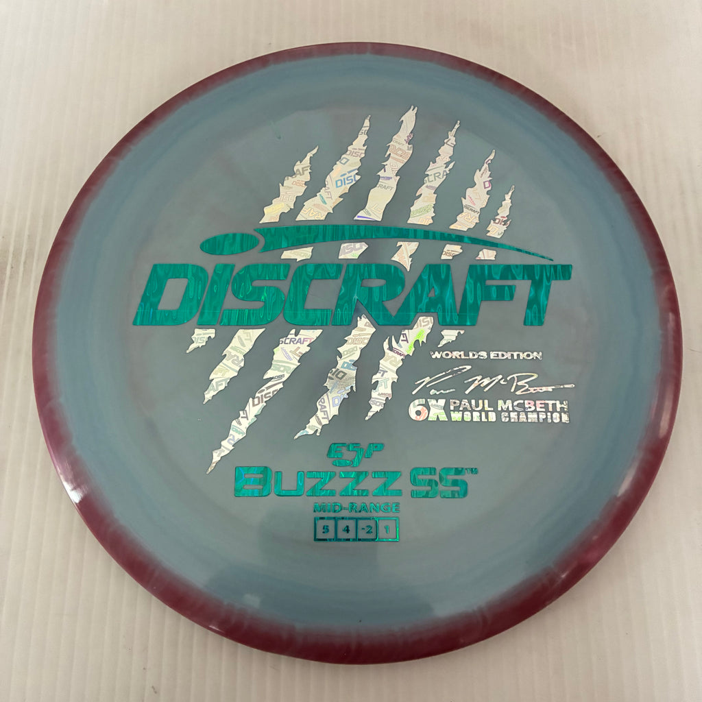 Discraft 2026 Worlds Fundraiser Paul McBeth 6x Claws ESP Buzzz SS 5/4/-2/1 Box 1