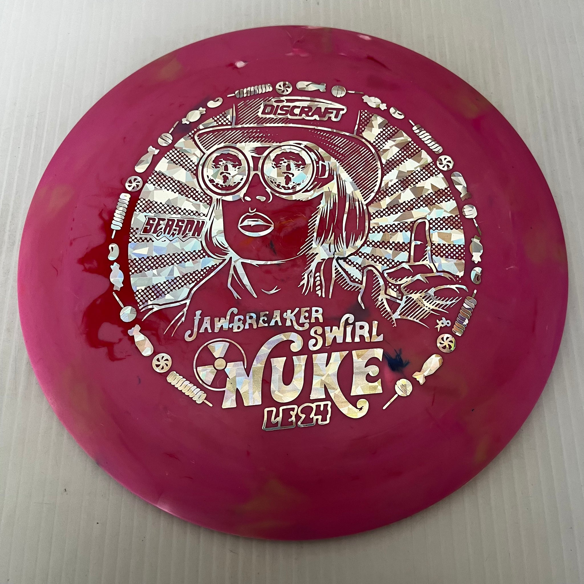 Discraft 2024 Ledgestone Season 1 Jawbreaker Swirl Nuke 13/5/-1/3