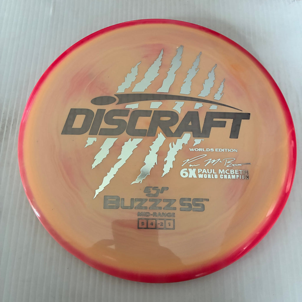Discraft 2026 Worlds Fundraiser Paul McBeth 6x Claws ESP Buzzz SS 5/4/-2/1 Box 1