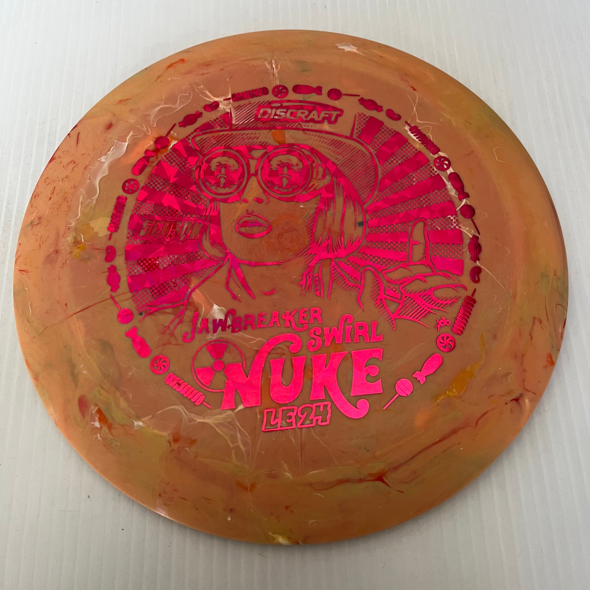 Discraft 2024 Ledgestone Season 1 Jawbreaker Swirl Nuke 13/5/-1/3