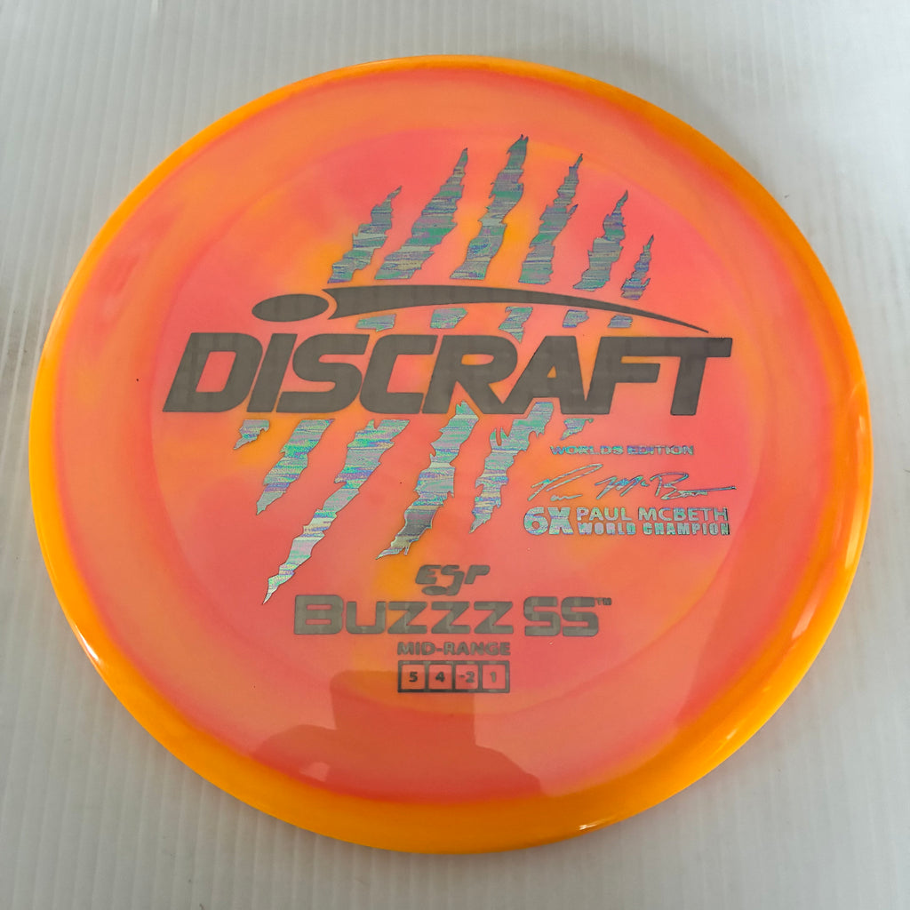 Discraft 2026 Worlds Fundraiser Paul McBeth 6x Claws ESP Buzzz SS 5/4/-2/1 Box 1