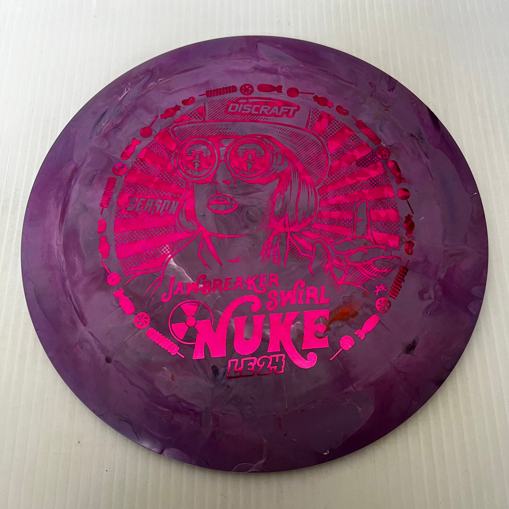 Discraft 2024 Ledgestone Season 1 Jawbreaker Swirl Nuke 13/5/-1/3