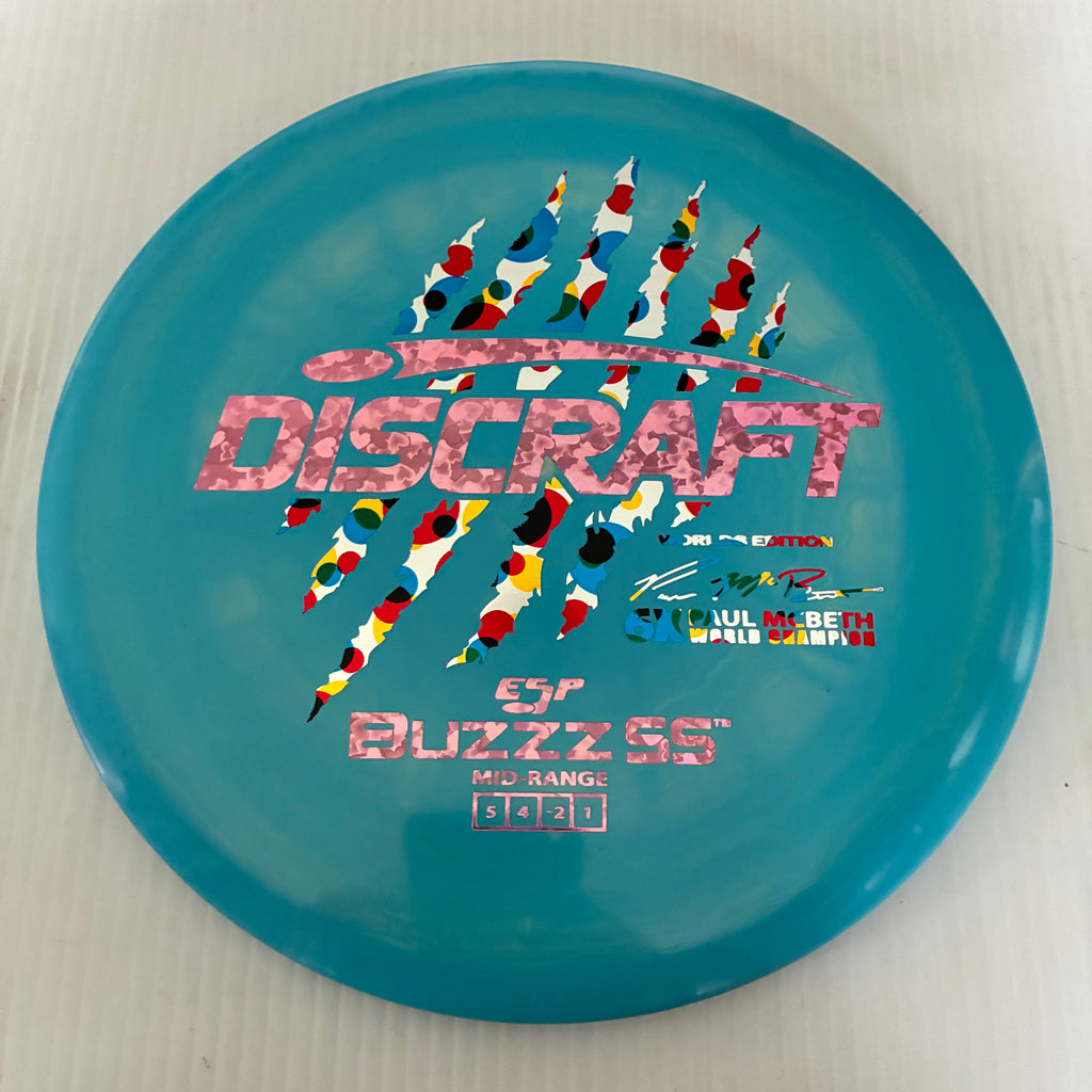 Discraft 2026 Worlds Fundraiser Paul McBeth 6x Claws ESP Buzzz SS 5/4/-2/1 Box 2