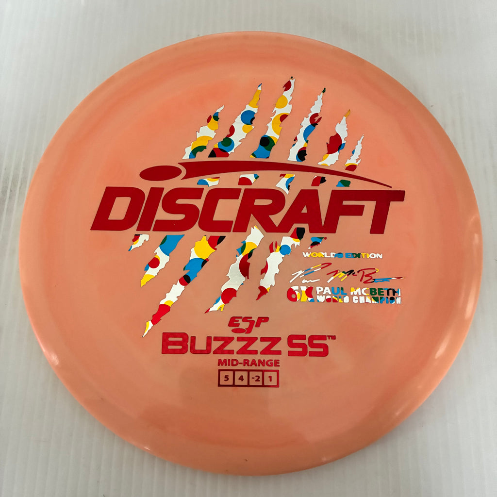 Discraft 2026 Worlds Fundraiser Paul McBeth 6x Claws ESP Buzzz SS 5/4/-2/1 Box 2