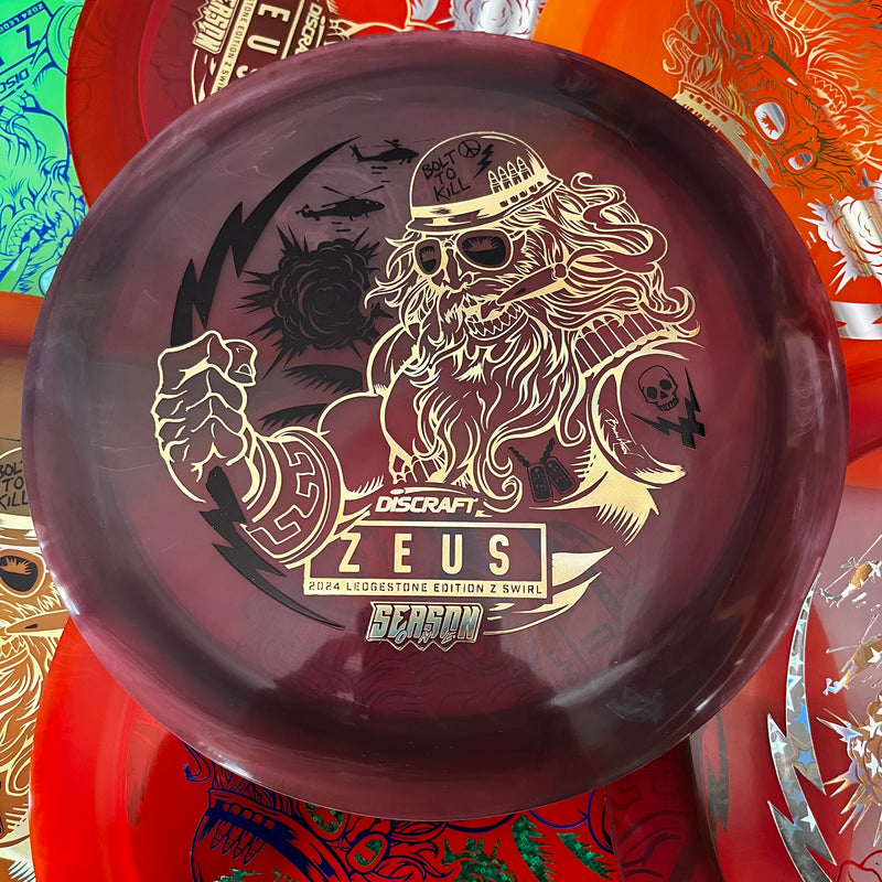 Discraft 2024 Ledgestone Season 1 Swirl Z Zeus 12/5/-1/3