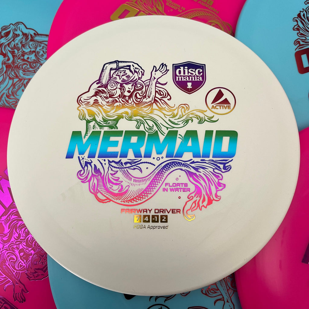 Discmania Active Line Mermaid Floats in Water 7/4/-1/2