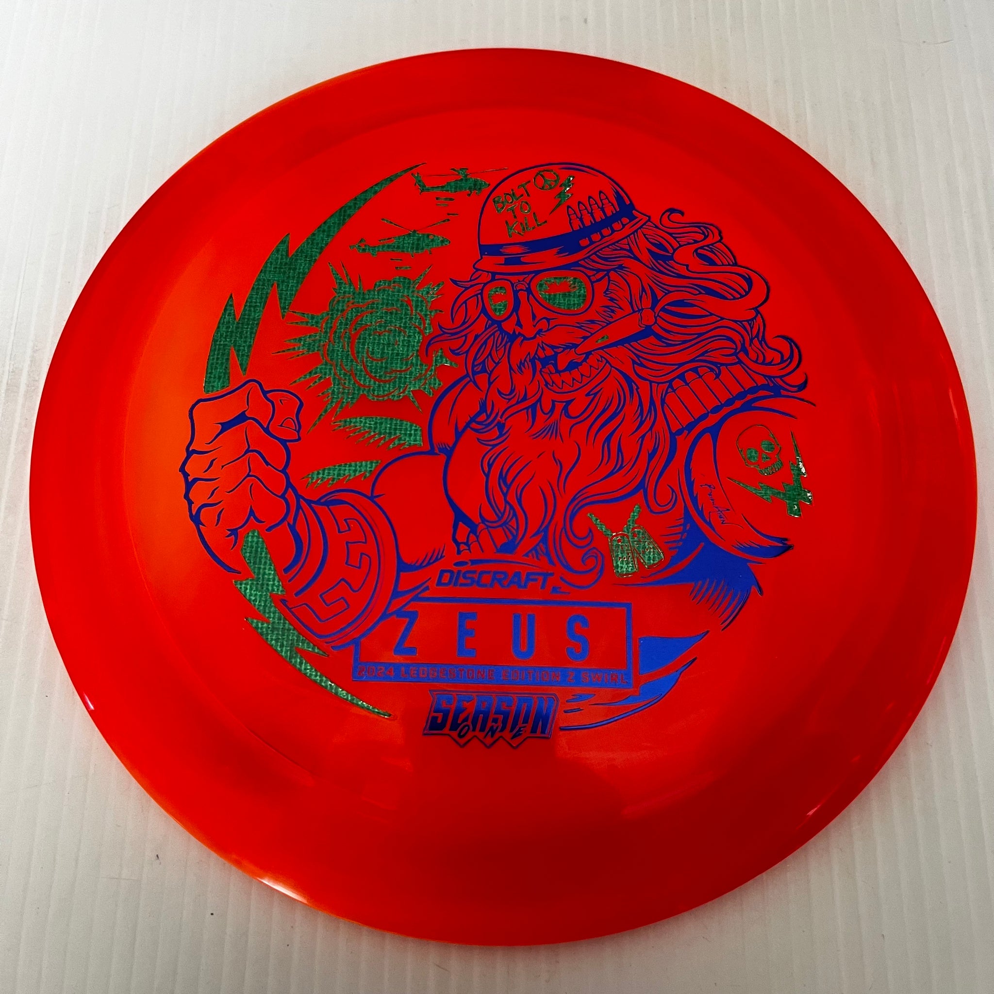 Discraft 2024 Ledgestone Season 1 Swirl Z Zeus 12/5/-1/3