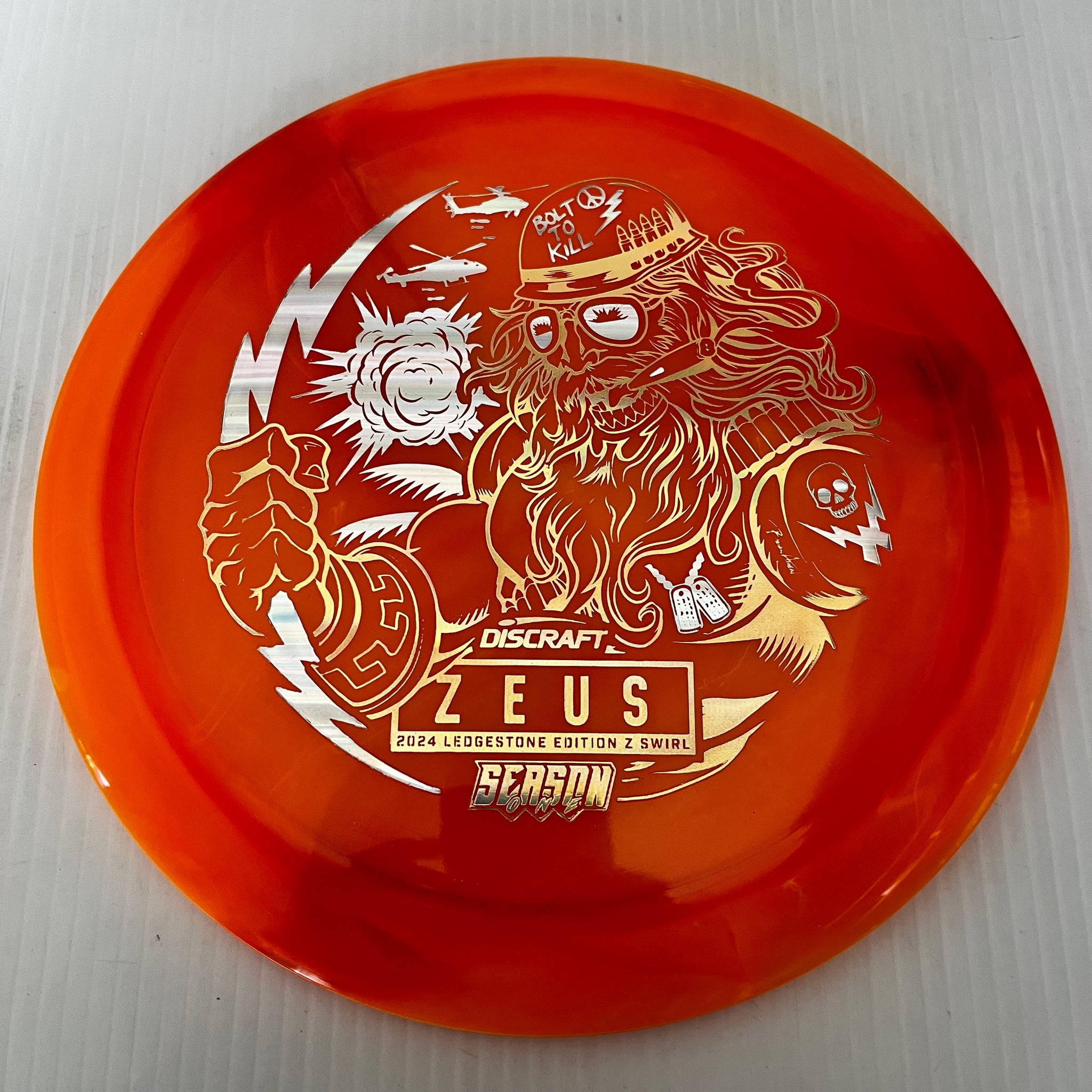 Discraft 2024 Ledgestone Season 1 Swirl Z Zeus 12/5/-1/3