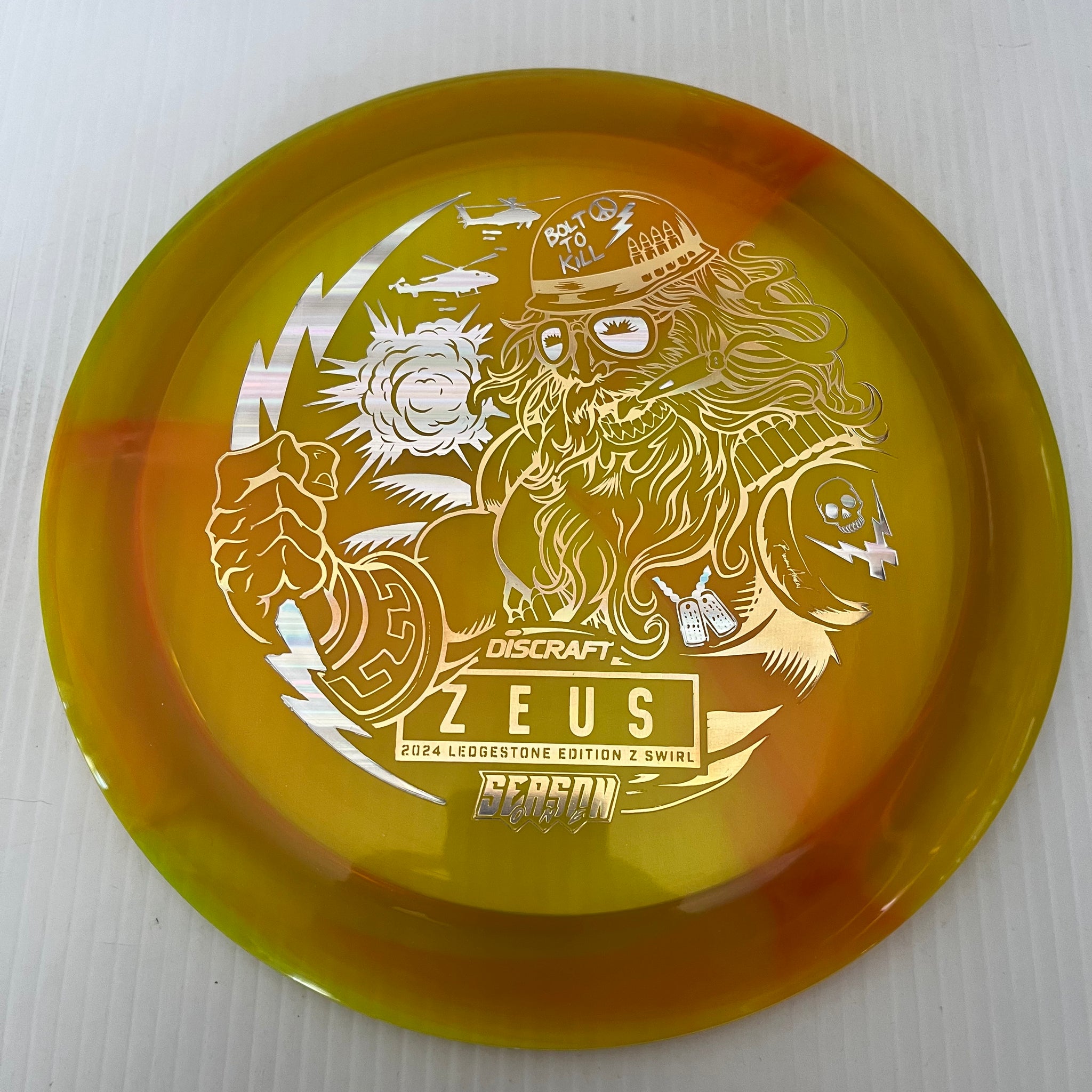 Discraft 2024 Ledgestone Season 1 Swirl Z Zeus 12/5/-1/3