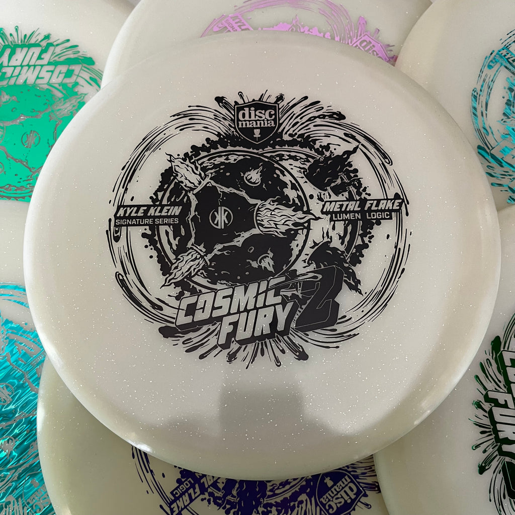 Discmania 2024 Kyle Klein Signature Series Cosmic Fury 2 Metal Flake Lumen Neo Logic 3/3/0/1