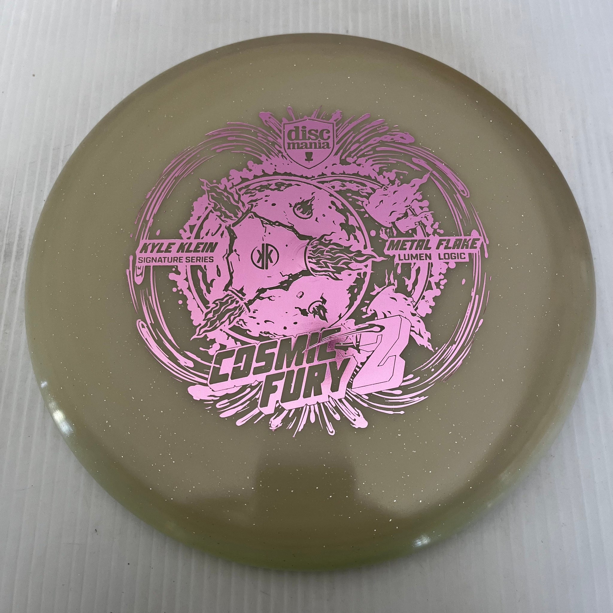 Discmania 2024 Kyle Klein Signature Series Cosmic Fury 2 Metal Flake Lumen Neo Logic 3/3/0/1