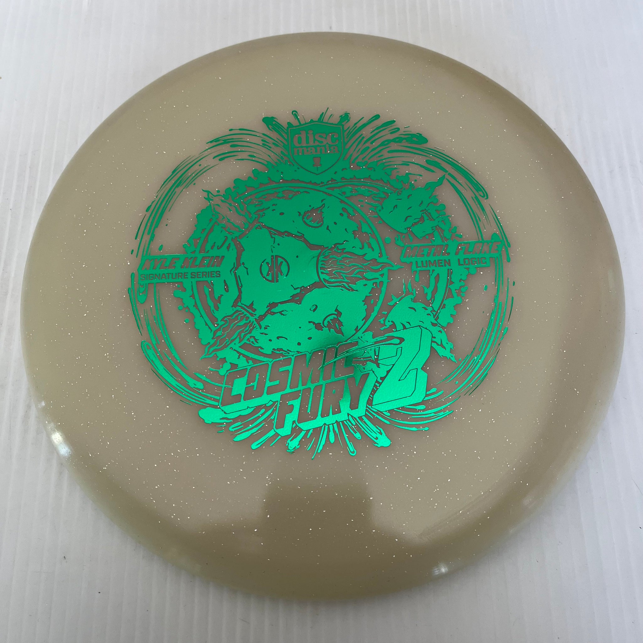 Discmania 2024 Kyle Klein Signature Series Cosmic Fury 2 Metal Flake Lumen Neo Logic 3/3/0/1