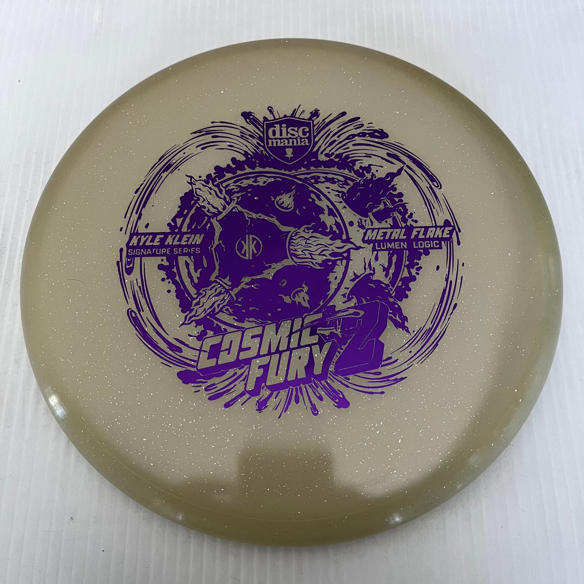 Discmania 2024 Kyle Klein Signature Series Cosmic Fury 2 Metal Flake Lumen Neo Logic 3/3/0/1