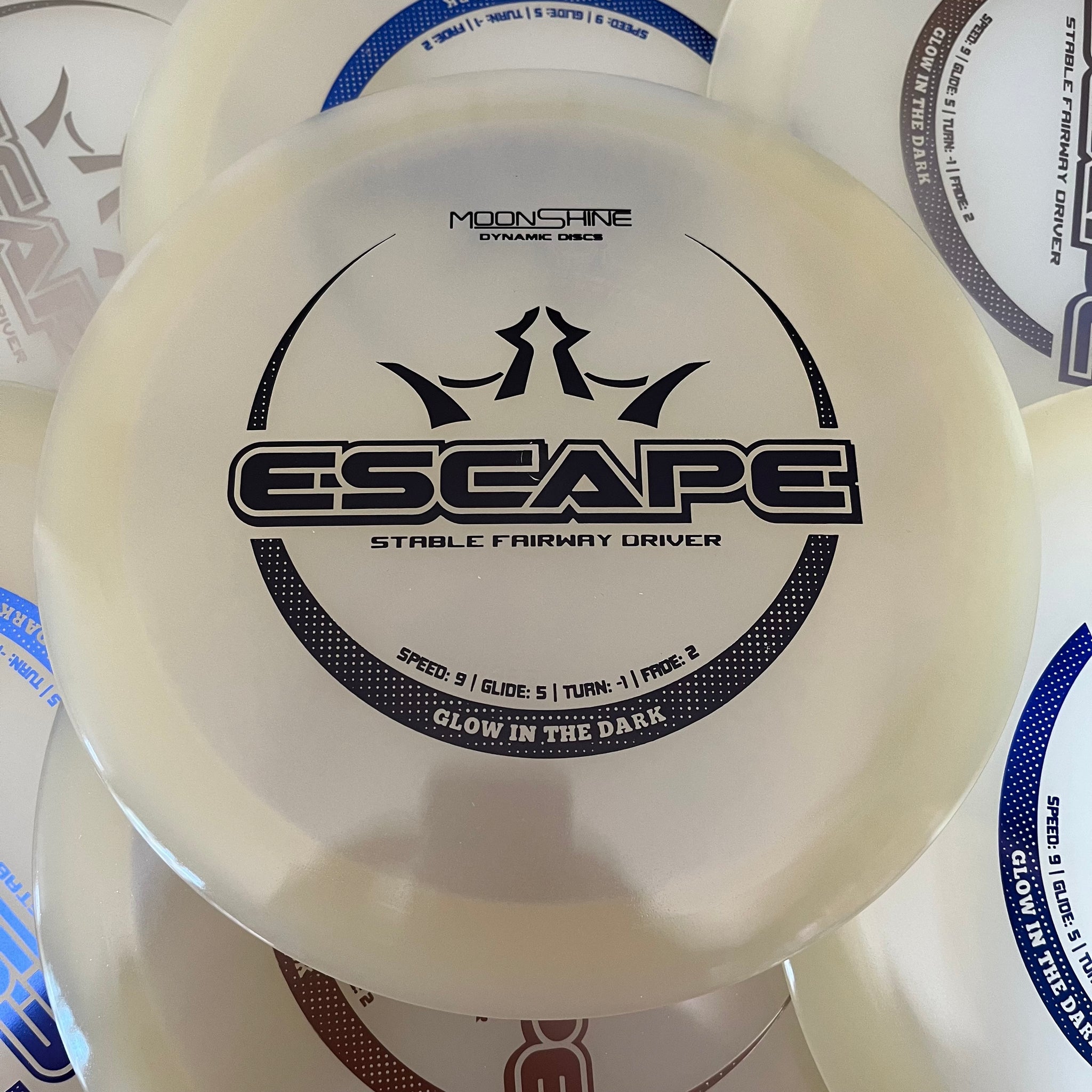 Dynamic Discs Lucid Moonshine Glow Escape 9/5/-1/2