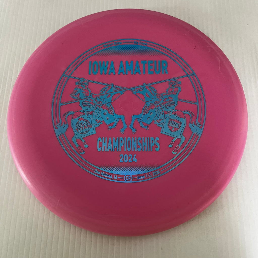 Discmania 2024 Iowa Amateur Championships Flex 1 Color Glow D-Line Rainmaker 2/3/0/0.5