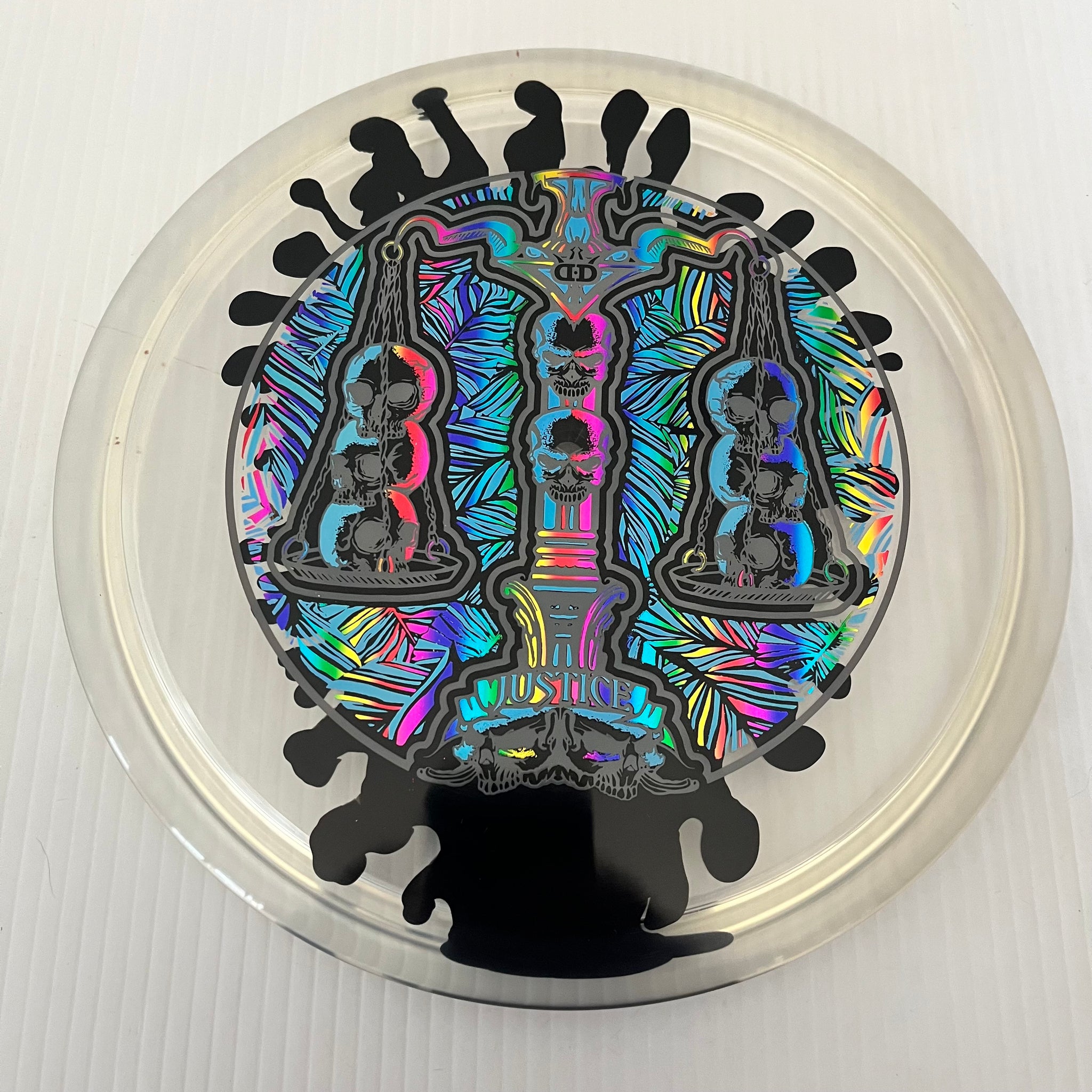 Dynamic Discs Scales of Justice 10th Anniversary Lucid Ice SplaDDer Justice 5/1/0.5/4