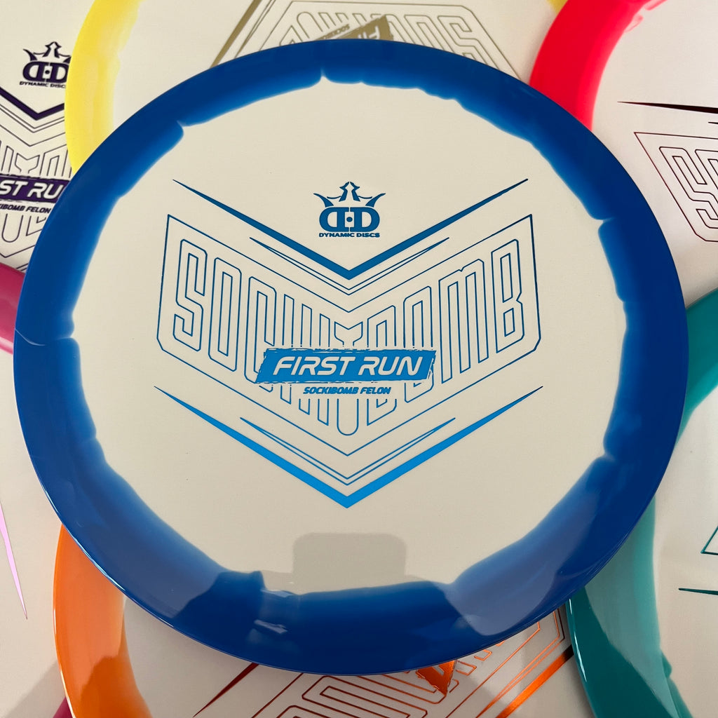 Dynamic Discs First Run Ricky Wysocki Sockibomb Supreme Orbit Felon 9/3/0.5/4