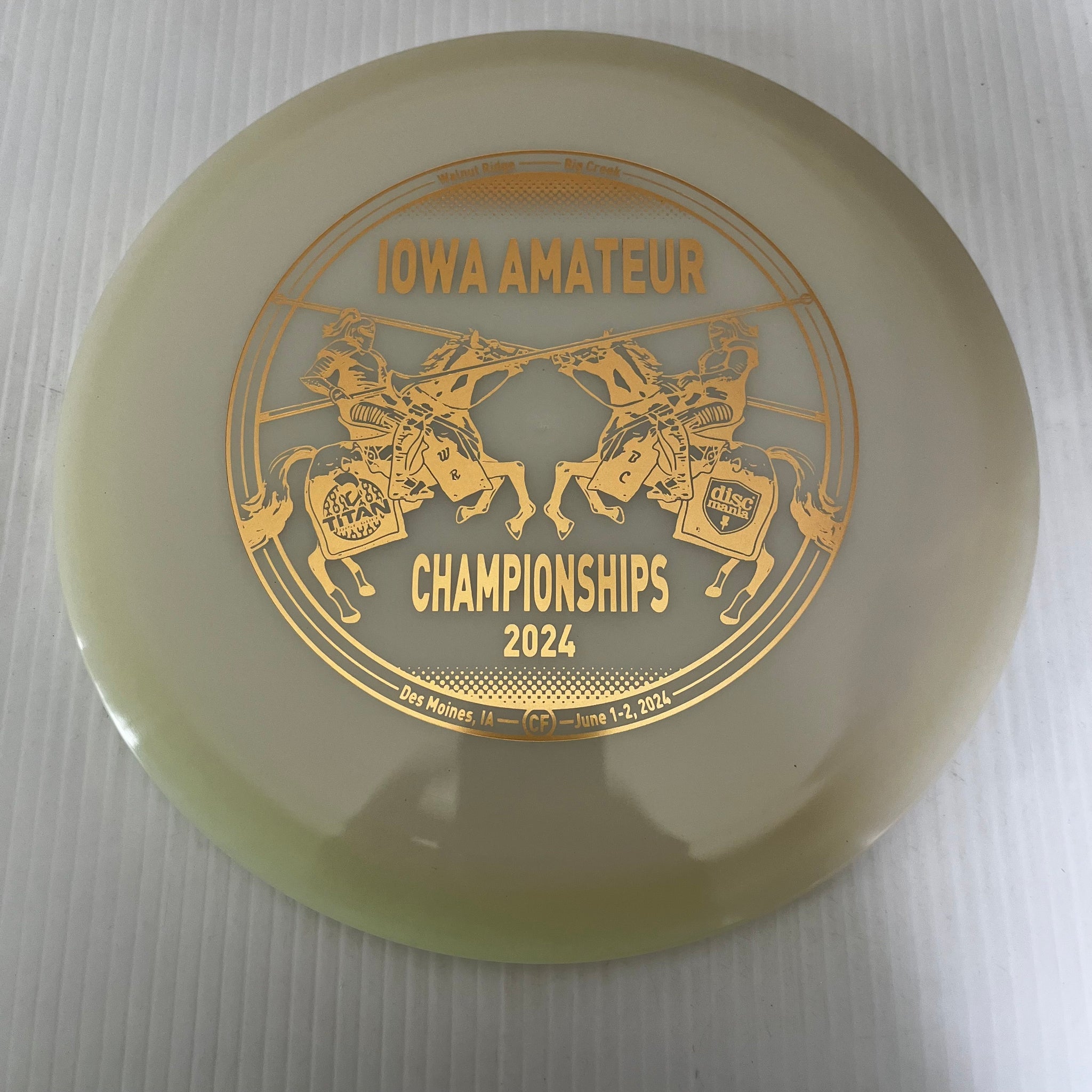 Discmania 2024 Iowa Amateur Championships Glow C-Line FD 7/6/0/1