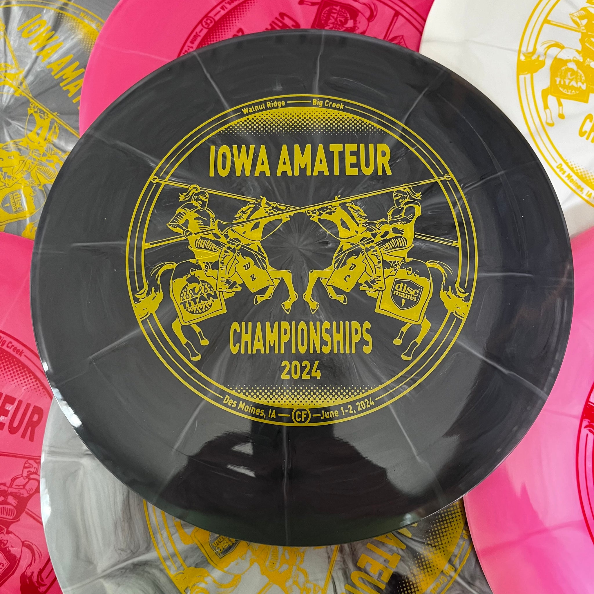 Discmania 2024 Iowa Amateur Championships Lux Vapor Paradigm 12/6/-1.5/2