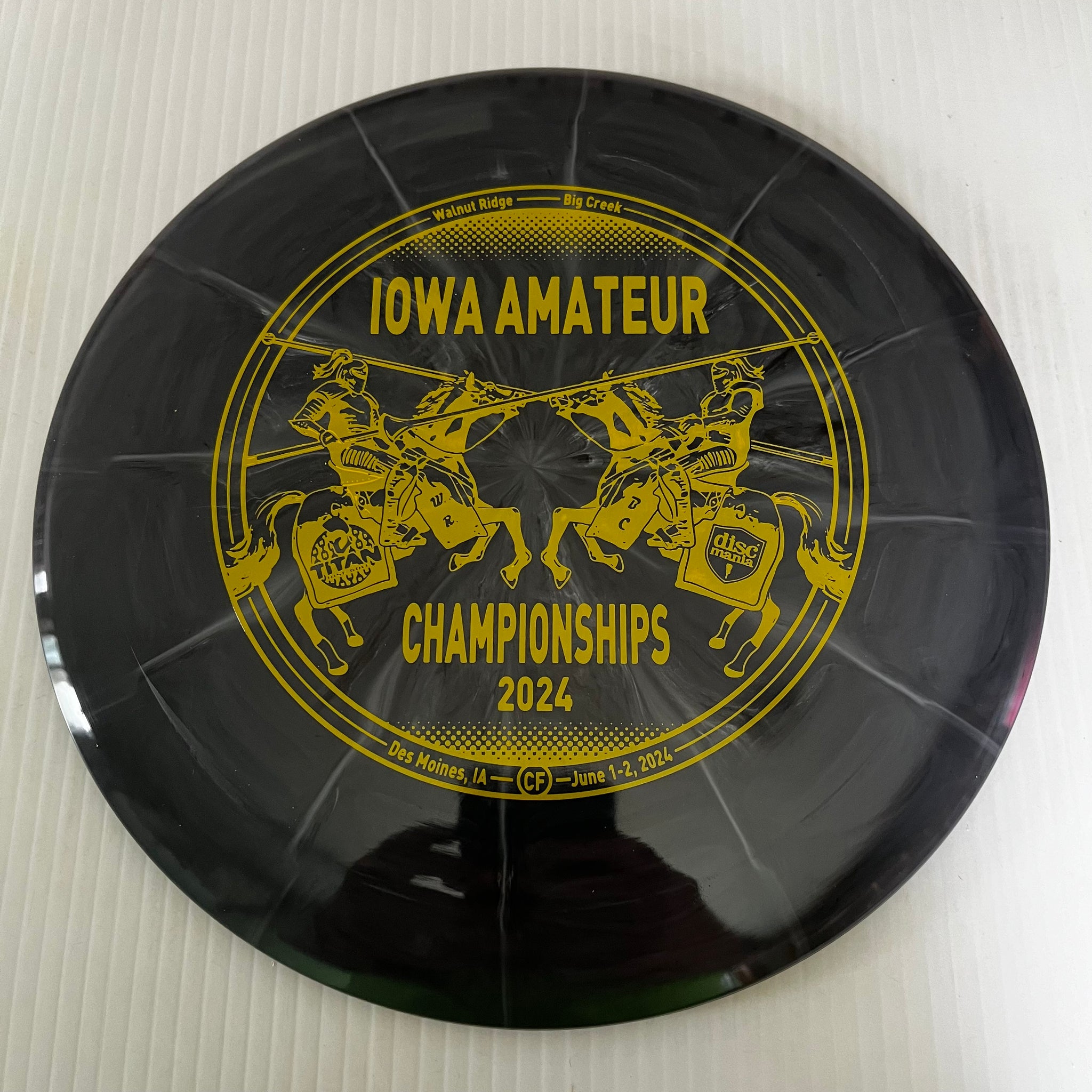 Discmania 2024 Iowa Amateur Championships Lux Vapor Paradigm 12/6/-1.5/2