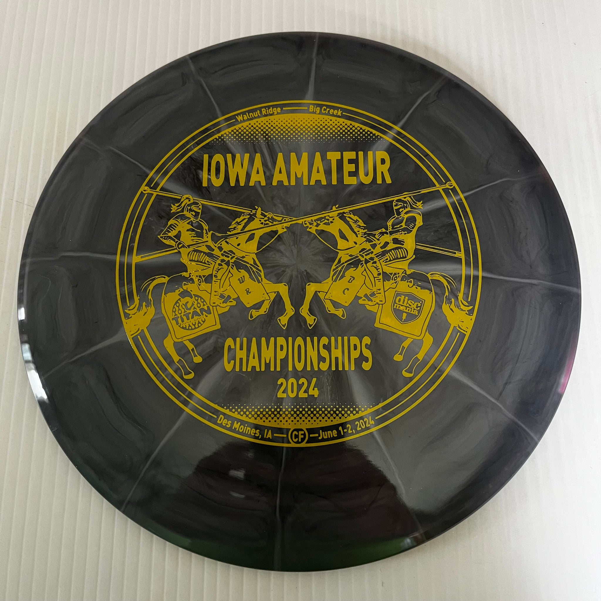 Discmania 2024 Iowa Amateur Championships Lux Vapor Paradigm 12/6/-1.5/2